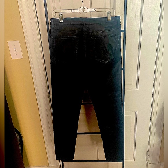 AG Adriano Farrah Skinny Ankle Leatherette Luscious Super Stretch Sateen EUC - Picture 7 of 9